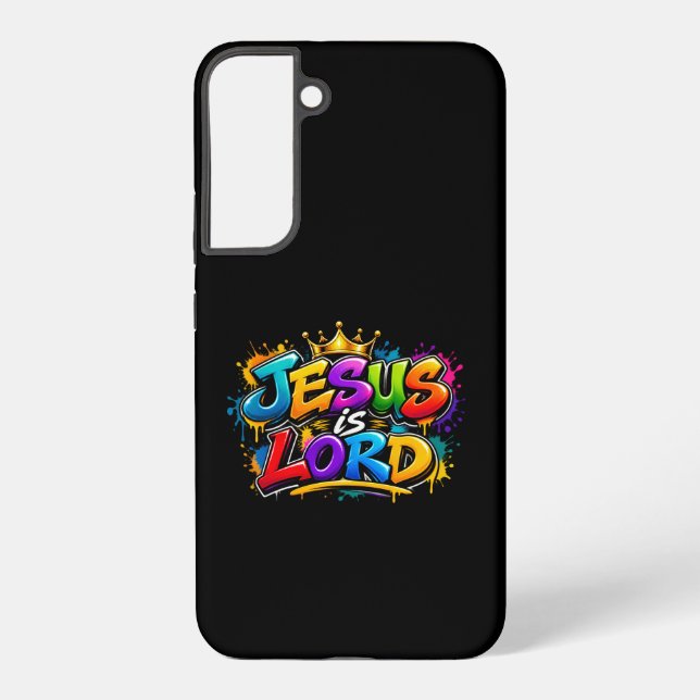 Coque Samsung Galaxy Jésus est Seigneur (Verso)