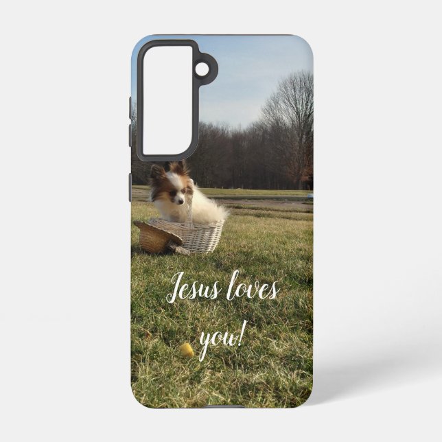 Coque Samsung Galaxy Jésus t'aime (Verso)