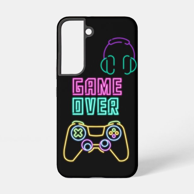 Coque Samsung Galaxy Jeu vidéo cool Neon (Verso)