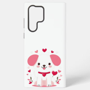Coque Samsung Galaxy Joli chiot fantaisiste de la Saint-Valentin