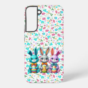Coque Samsung Galaxy Joli, coloré 3 lapin de Pâques