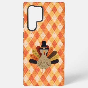 Coque Samsung Galaxy Joli dindon de Thanksgiving classique/vintage