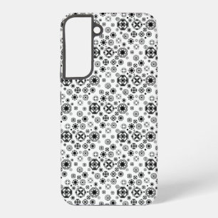 Coque Samsung Galaxy Joli motif décoratif arabesque noir et blanc