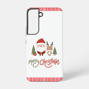 Coque Samsung Galaxy Joli Noël Père Noël & Reindeer