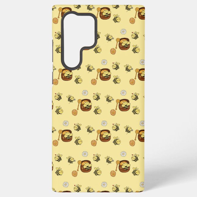 Coque Samsung Galaxy Jolie abeille à miel doux (Verso)