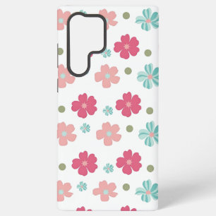 Coque Samsung Galaxy Jolie impression de fleurs minimaliste