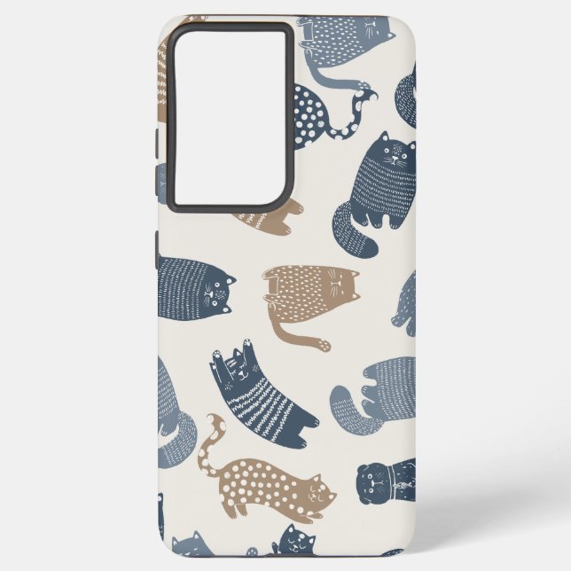 Coque Samsung Galaxy Jolie Motif de chat (Verso)