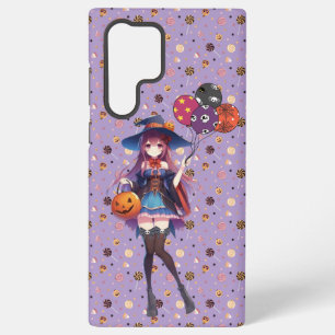 Coque Samsung Galaxy Jolie sorcière d'Halloween d'anime