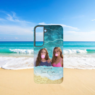 Coque Samsung Galaxy Jolies Copines de l'Océan/Plage Photo Personnalisé