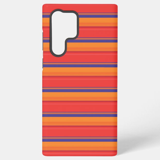 Coque Samsung Galaxy Jolies rayures colorées d'été  (Verso)