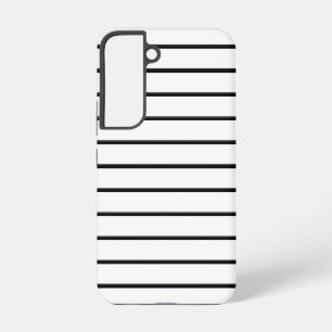 Coque Samsung Galaxy Jolies rayures noires et blanches
