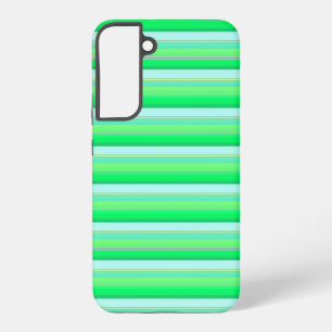 Coque Samsung Galaxy Jolies rayures vert aqua