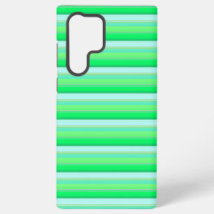 Coque Samsung Galaxy Jolies rayures vert aqua