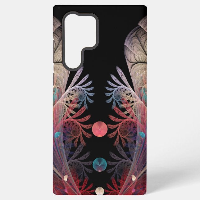 Coque Samsung Galaxy Jonglage Abstrait Art moderne Imaginaire fractal (Verso)