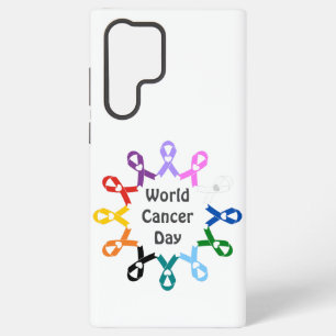Coque Samsung Galaxy Journée mondiale du cancer du sein poumon Colon Li