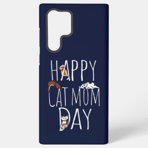 Coque Samsung Galaxy Joyeuse journée de maman de chat   Cadeau S23 coqu