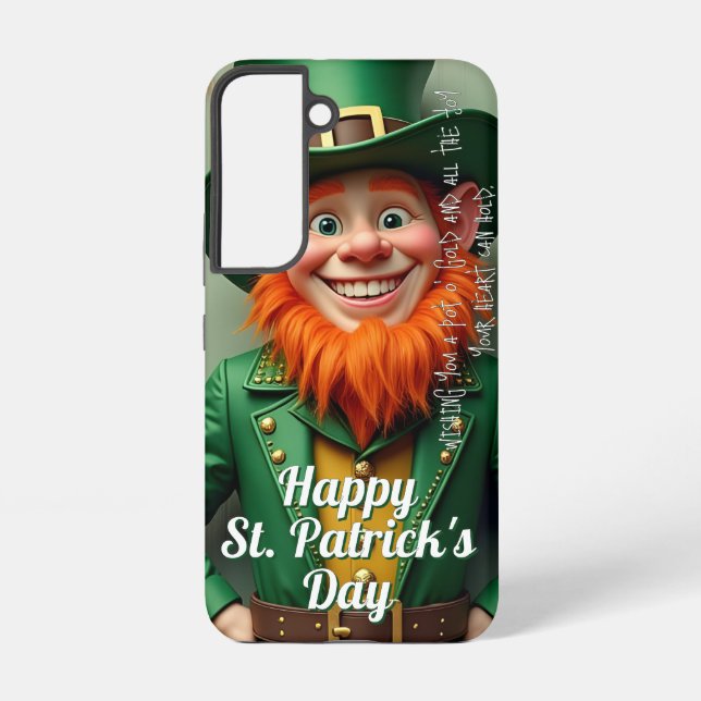 Coque Samsung Galaxy Joyeuse Saint-Patrick Leprechaun (Verso)