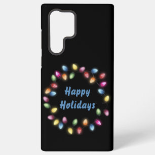 Coque Samsung Galaxy Joyeuses fêtes Colorées et Festives lumières de No