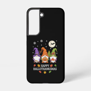 Coque Samsung Galaxy Joyeux Hallothanksmas Gnomes Lover Halloween Noël
