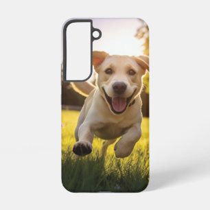 Coque Samsung Galaxy Joyeux Labrador Puppy Running