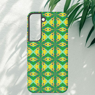 Coque Samsung Galaxy Kaleidoscope de jardin vert Kelly