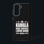 Coque Samsung Galaxy Kamala Faire rire l'Amérique encore Drapeau améric<br><div class="desc">Kamala Faire rire l'Amérique encore Drapeau américain 2024</div>