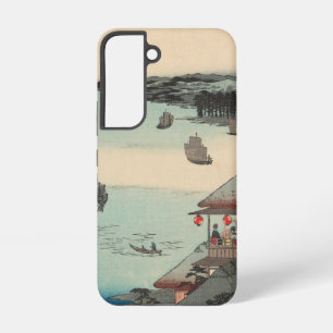 Coque Samsung Galaxy Kanagawa, Japon : impression Vintage de blocs de b