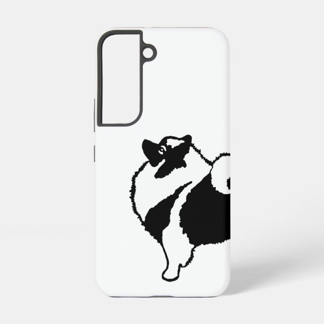 Coque Samsung Galaxy Keeshond Graphics - Cute Original Chig Art (Verso)