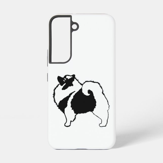 Coque Samsung Galaxy Keeshond Graphics - Cute Original Chig Art (Verso)