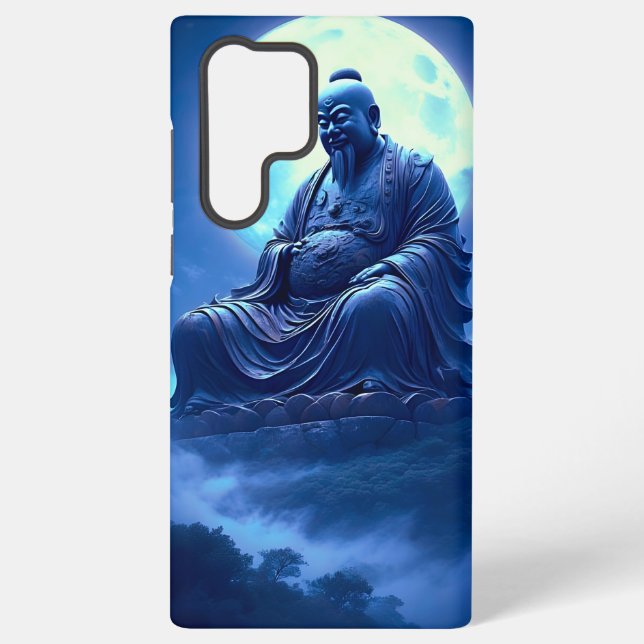Coque Samsung Galaxy La Bénédiction de la Lune sur la Statue Céleste (Verso)