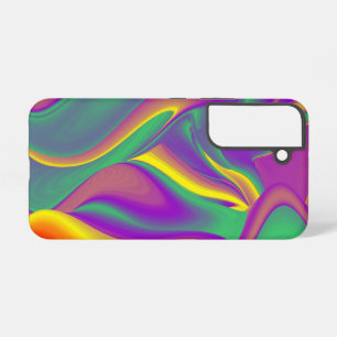 Coque Samsung Galaxy La Magie des Couleurs Abstrait 3D Rainbowart