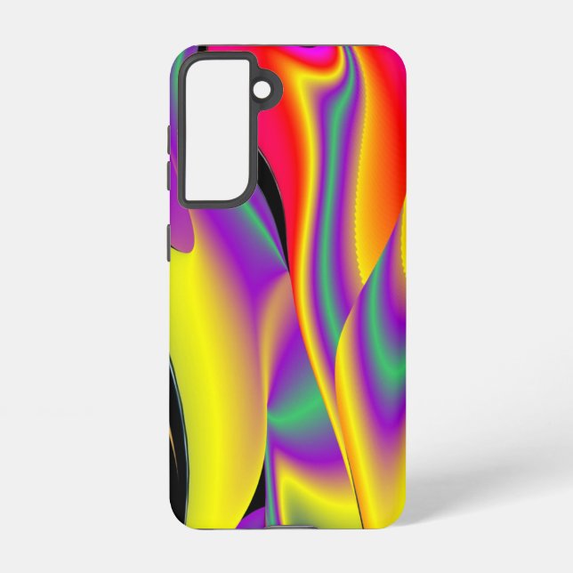 Coque Samsung Galaxy La magie des couleurs Abstrait Rainbowart 3D (Verso)