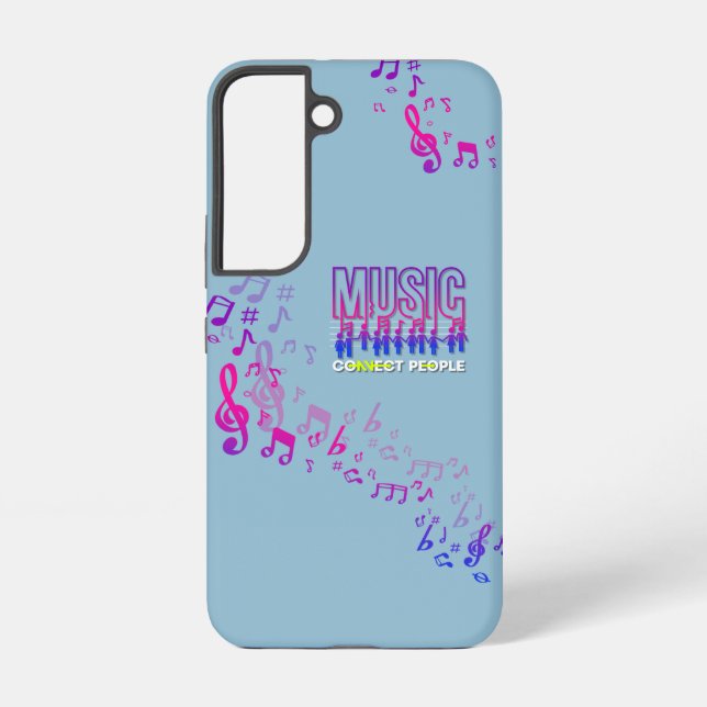 Coque Samsung Galaxy La musique rapproche les gens | (Verso)