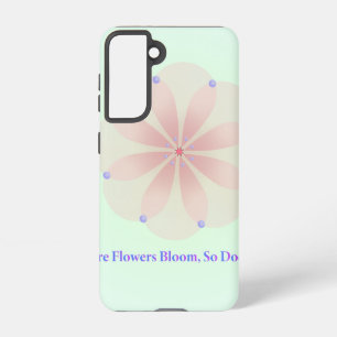 Coque Samsung Galaxy Là où les fleurs fleurissent, l'espoir aussi - Flo