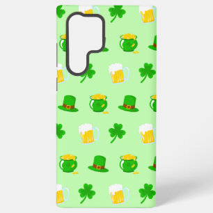 Coque Samsung Galaxy La Saint-Patrick Shamrock Pot d'Or Nœud Celtique