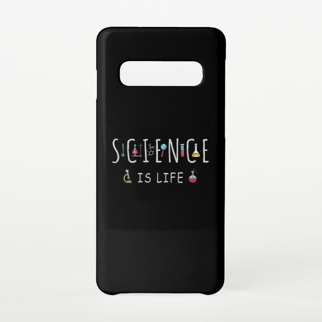 Coque Samsung Galaxy La science est la vie (Dos)