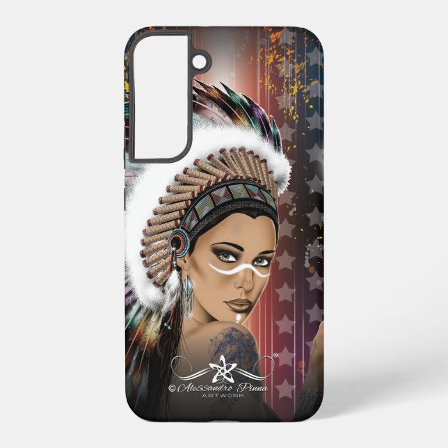 Coque Samsung Galaxy Lady Sioux (Verso)