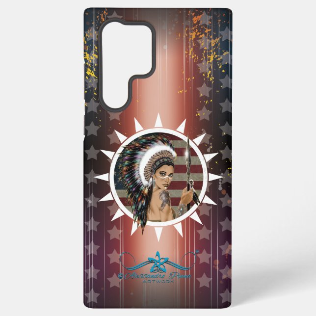Coque Samsung Galaxy Lady Sioux (Verso)