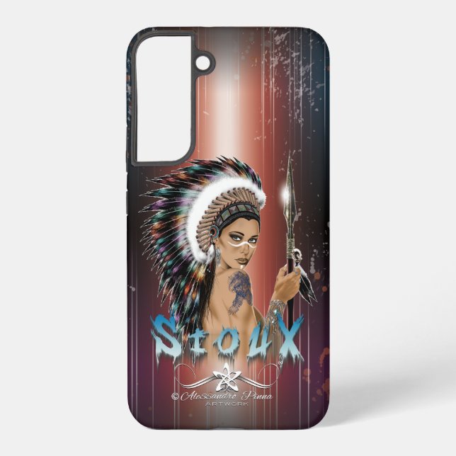 Coque Samsung Galaxy Lady Sioux (Verso)