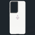 Coque Samsung Galaxy Lait blanc classique Rose décoratif<br><div class="desc">Affaire de téléphone</div>