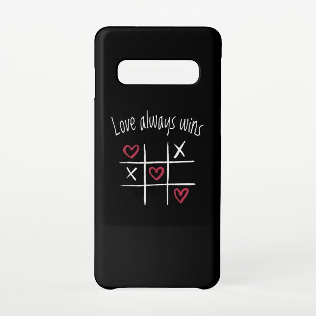 Coque Samsung Galaxy L'amour gagne toujours (Dos)