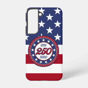 Coque Samsung Galaxy L'anniversaire des 250 ans de l'Amérique avec le d