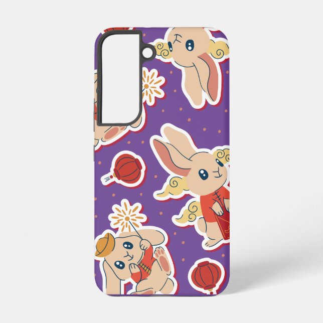 Coque Samsung Galaxy Lapin du zodiaque chinois (Verso)