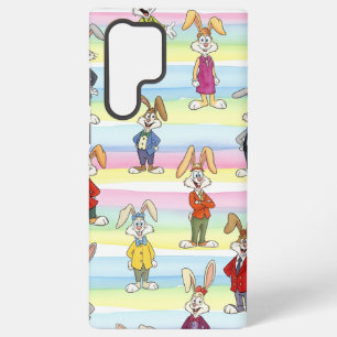 Coque Samsung Galaxy Lapins à rayures, de Natasha Us