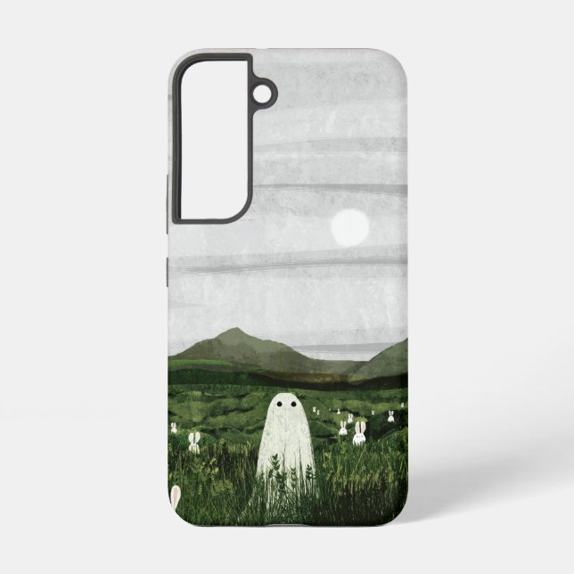 Coque Samsung Galaxy Lapins blancs (Verso)