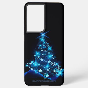 Coque Samsung Galaxy l'arbre de Noël stylisé et lumineux de SlipperyJoe