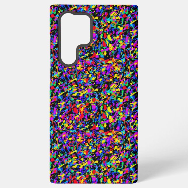 Coque Samsung Galaxy Large Splatter - Coque Samsung (S22 Ultra) (Verso)