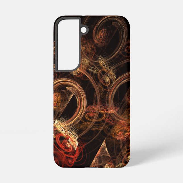 Coque Samsung Galaxy L'art abstrait de La Mélodie du bonheur (Verso)