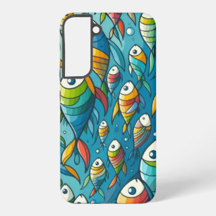 Coque Samsung Galaxy L'art coloré du poisson sous-marin