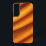 Coque Samsung Galaxy L'art orangé vibrant<br><div class="desc">Capturez l'essence du mouvement et de la lumière avec ce étonnant appareil téléphonique abstrait. Le design se caractérise par un tourbillon fascinant de teintes orange et ambrées profondes, créant un bel effet dégradé qui est à la fois frappant et sophistiqué. On dirait qu'un faisceau de lumière traverse une surface texturée...</div>